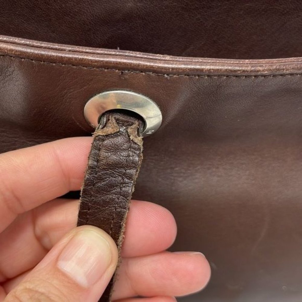 Coach Brown Leather Shoulder Bag - Picture 10 of 14